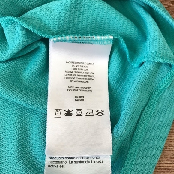 Columbia Omni Shade Hiking Green Long Sleeve - Picture 4 of 5